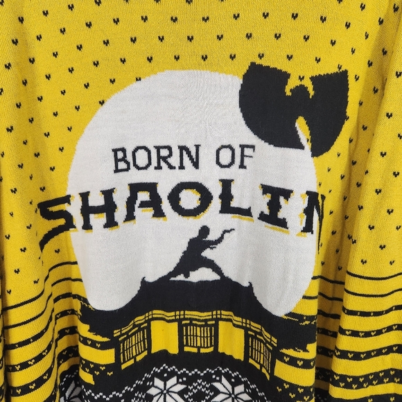 Wu-Tang Sweater Hulu Size 3XL Christmas Born Of Shaolin XXXL - Picture 4 of 10
